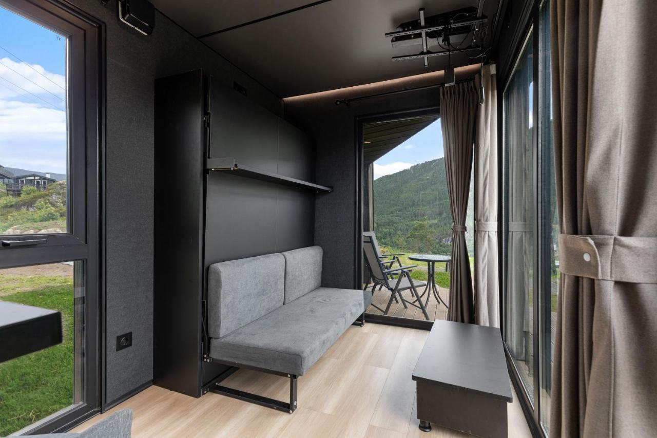 Sogndal Fjordpanorama - Studio Cabins With View 外观 照片